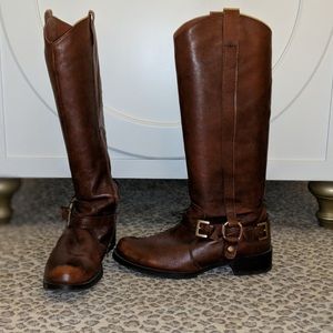 Miz Mooz Leather Riding Boots - 9